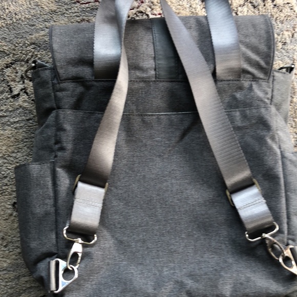 JJ COLE DIAPER BAG GRAY HEATHER BACKPACK - Picture 5 of 10